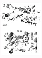 Kardan und Hinterradantrieb: R26, R27, R50-R69S
