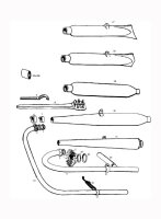 Auspuffanlage: R24-R27, R51/2-R68, R50-R69S
