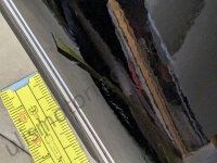 Kotflügel R25/3 hinten, original BMW-Neuteil, lackiert, liniert