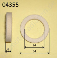 Filzring für Tellerrad für BMW R51/2-R68