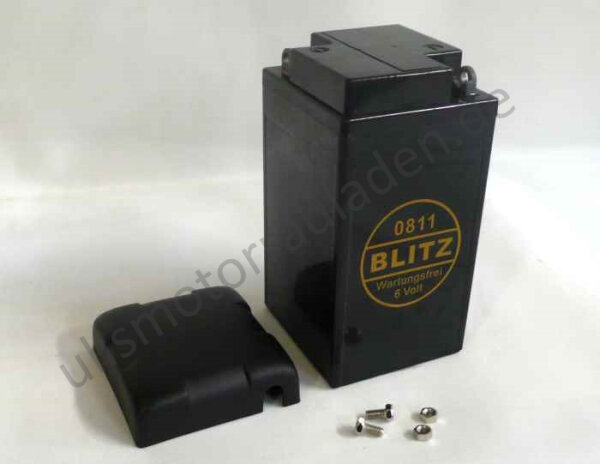 Batterie 6V, für BMW R24-R25/3, R51/2-R69S, schwarz wartungsfrei - Kein Versand außerhalb der