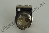 Birnenhalter 2-polig universal mit Haltewinkel, Sockel BA15D