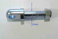 Flachbolzen, 12mm, Seitenwagenanschluß für BMW...