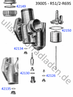 Dichtsatz Vergaser für BMW R51/2-R69S