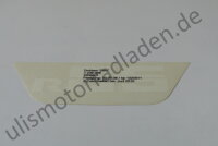 Sticker (Aufkleber) für Batterieabdeckung...