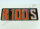 Sticker (Aufkleber) für Batterieabdeckung "R100S", silber
