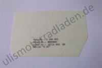 Sticker (Aufkleber) für Batterieabdeckung...