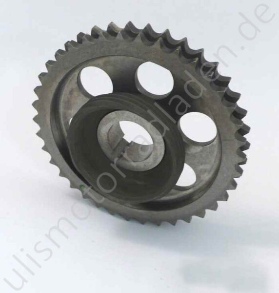 Kettenrad Nockenwelle, duplex mit Drehzahlmesserantrieb für BMW R50/5-R100, Baujahre 09/1969-09/1978