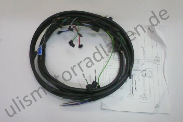 Kabelbaum für BMW R60/6-R90S, Baujahre 09/1973-09/1974