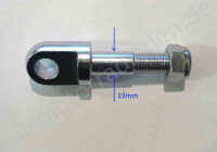 Flachbolzen, 13mm, Seitenwagenanschluß für BMW...