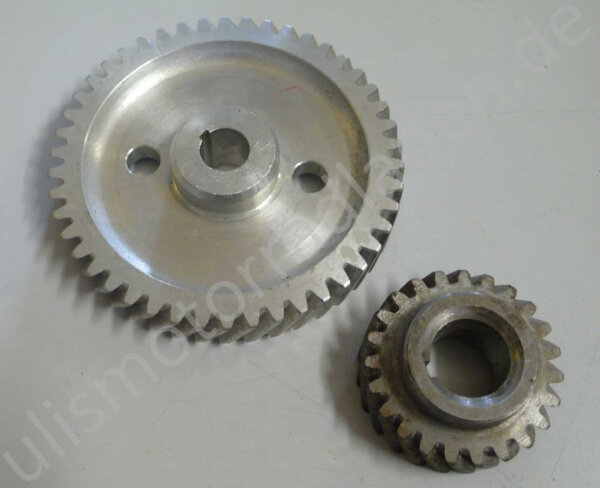 Stirnradsatz für BMW R51/3-R69S, zwei Räder mit Markierung 0