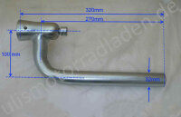 Anschlußarm Kugel Seitenwagen, Durchm. 32mm, L=270mm