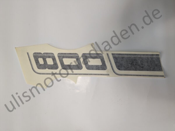 Sticker (Aufkleber) für Tank, links für BMW R80GS "800", schwarz