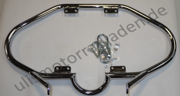 Sturzbügel für BMW R50-R69S, Trapezform, verchromt