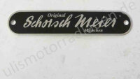 Typenschild "Schorsch Meier"