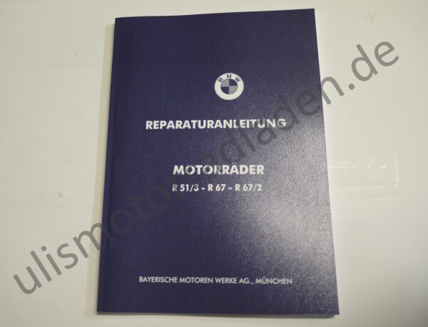 Reparaturanleitung für BMW R51/3, R67 und R67/2