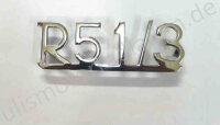 Schriftzug "R51/3"