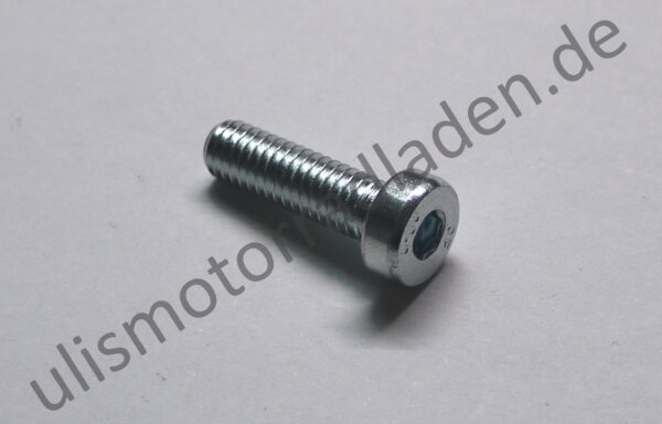 Schraube M 6 x 20, Zylinderkopf-Inbus, Flachkopf