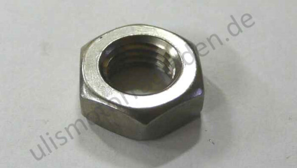 Mutter M14 x 1,5 flach für Steckachse für BMW R50/5-R100 und R69S (US-Version), vorne und hinten