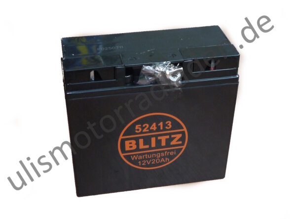 Batterie 12V, für BMW R50/5-R75/5, Kurzschwinge wartungsfrei - Kein Versand außerhalb der