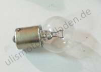 Birne 12 Volt, 15 Watt, Sockel BA15S