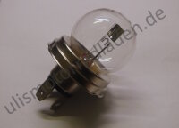 Birne 12 Volt, 40/45 Watt, R2, Sockel P45T