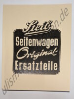 Ersatzteil-Liste für STEIB Seitenwagen