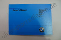 Handbuch (Owner`s manual) für BMW R50/5-R75/5 - IN...