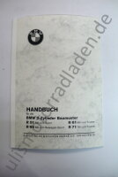 Handbuch (Betriebsanleitung) für BMW R51, R66, R61...