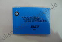 Handbuch (Owner`s manual) für BMW R27 - IN DREI...